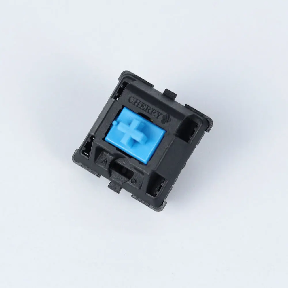 Blue Switch Оригинальная механическая клавиатура Cherry mx с 3 контактами, коричневый, синий, красный, белый, прозрачный серебристый, черный, серый, зеленый, переключатели - Цвет: Blue Switch