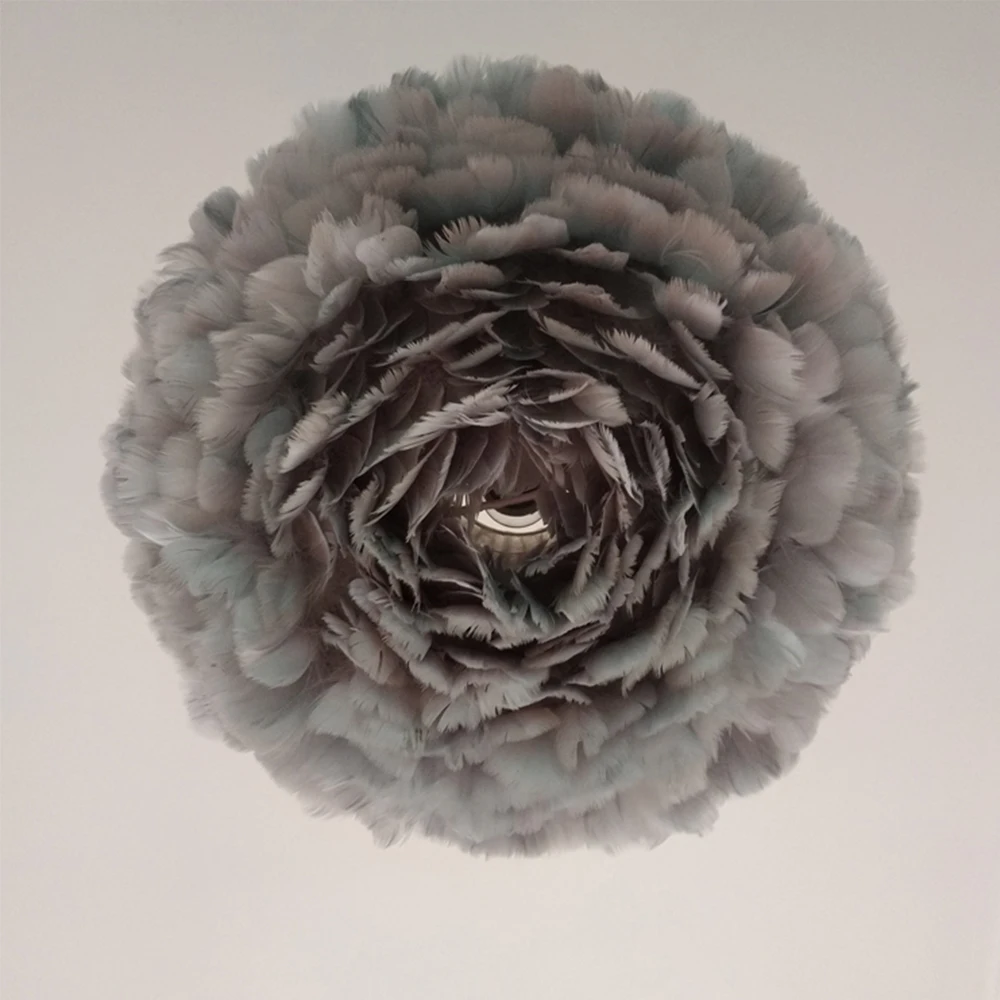 Современные подвесные светильники в виде перьев романтические светодиодные