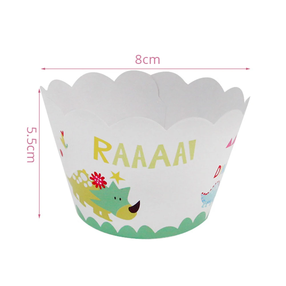 36pcs Cake Surrounding Edge Cute Dnosaur Shape Decorating Topper With 36 Cupcake Toppers For Kids Birthday Party Favors | Дом и сад
