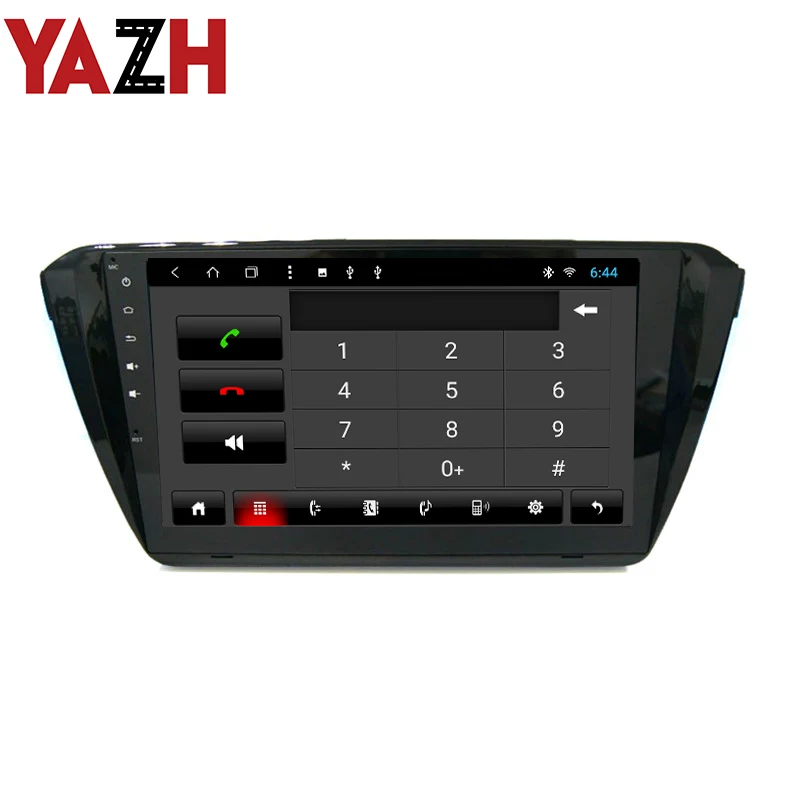 YAZH 10 1 дюймов ips HD дисплей автомобиля радио для Volkswagen Skoda Superb In Dash 32 Гб gps навигация