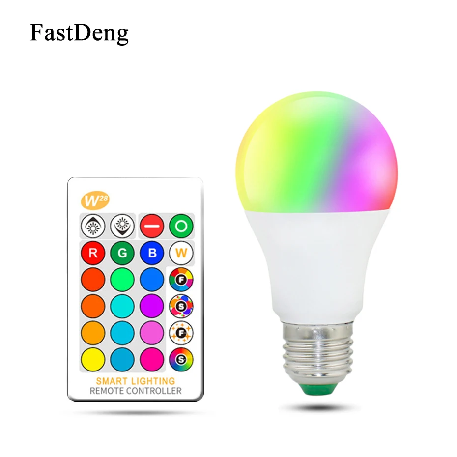 E27 RGB светодиодный светильник накаливания с регулируемой яркостью RGBW/RGBWW 5 Вт/10