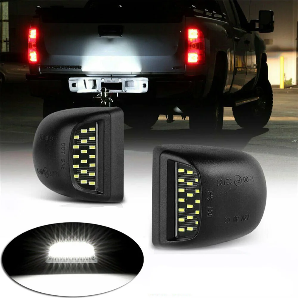 

2Pcs Car LED License Plate Light Lamp LED SMD Bulb For Chevrolet Chevy Silverado Avalanche 1999-2013