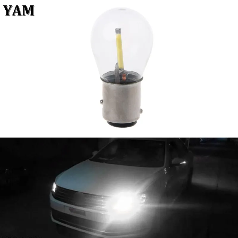 YAM 1157 Bay15d Led красный/белый DRL авто Стоп сигнал поворота Задний фонарь| |