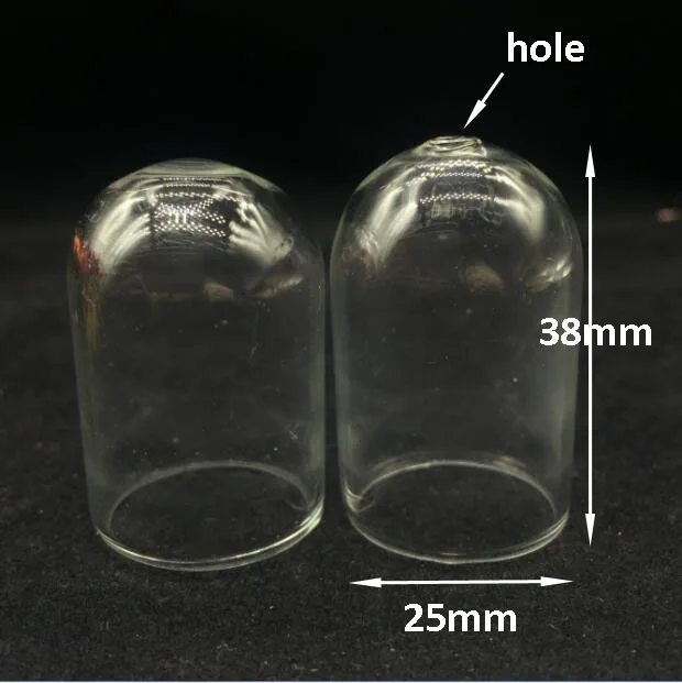 100 шт. большая колокола прозрачная фотолампа с отверстием на верхней части
