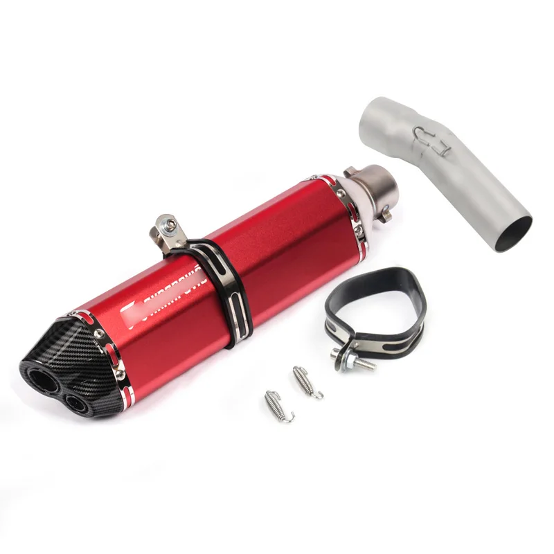 Motorcycle Exhaust System Tip Silencer Muffler Tail Pipe Link Connect Tube for BMW F650GS F700GS F800GS F800R | Автомобили и
