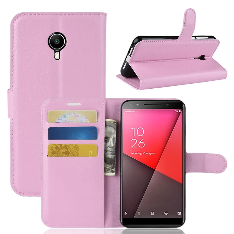 Роскошный чехол книжка с кошкой YeLun Angry Eyes Bear Bulldog и единорогом для Vodafone smart N9 lite N8 E8