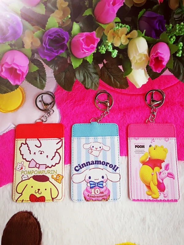 IVYYE Cinnamoroll Мультфильм Плюшевая Кукла мини чучела карты монета игрушка милые животные сумки Держатель наличные кредитные мягкие ID кошельки для денег Новые