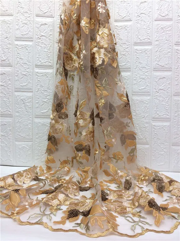 2019 Лидер продаж французское Кружевное Свадебное полотно африканские