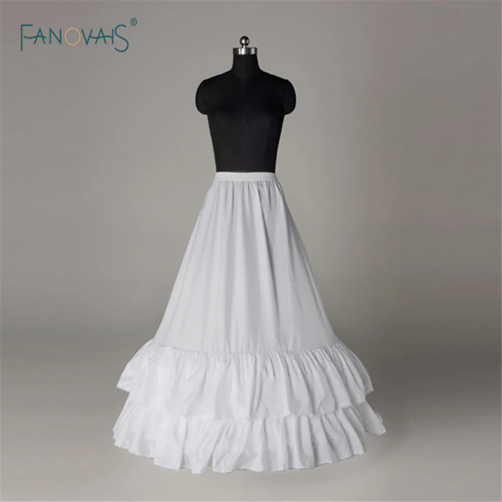 

New Style Wholesale Petticoat A Line Dress 2 Layers Wedding Gowns Petticoats Evening Dresses Underskirt CQ4