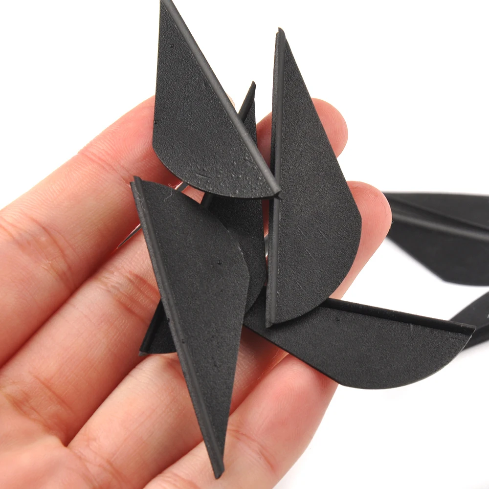 Пластиковые наконечники для стрел из лука и охоты 2 дюйма|arrow fletching|feather arrowsplastic