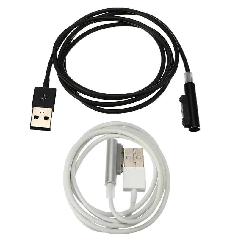 1 шт. Магнитный usb-кабель для зарядки SONY Xperia Z3 Compact Z3 Mini Z2 Tablet Z1 XL39h L55H L50T L55W 1 м провод черный серебристый