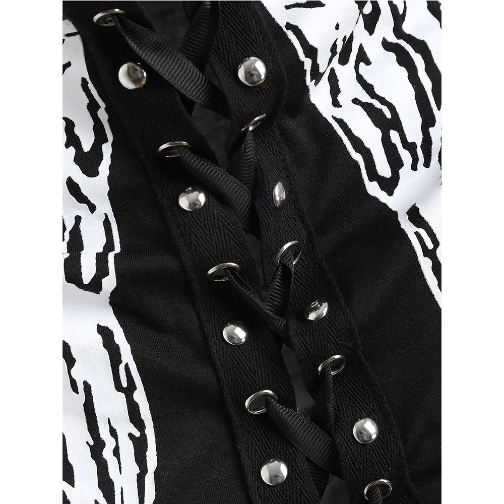 Женские летние топы VESTLINDA с принтом крыльев и открытой спинкой уличная одежда