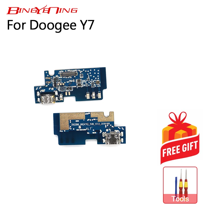 BingYeNing новинка оригинал Для Doogee Y7 usb-штепсельная плата для зарядки гибкий телефон