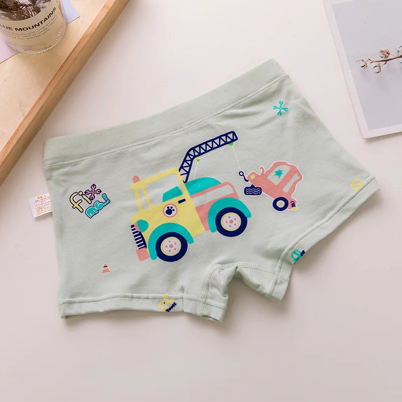 Высококачественное нижнее белье для мальчиков 10 шт. хлопковые детские трусики