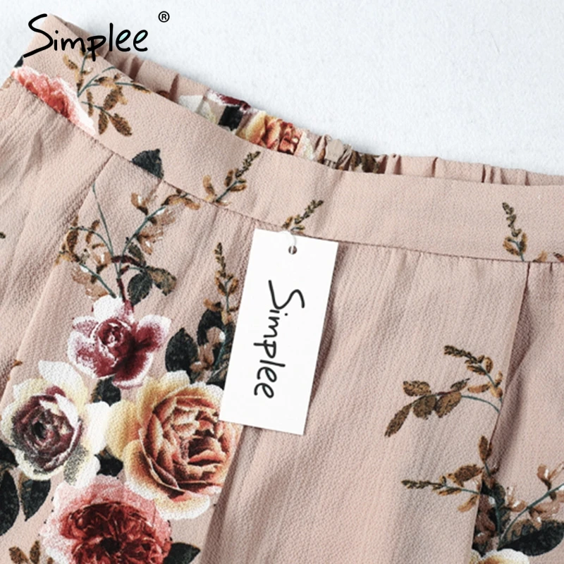 Женские штаны Simlee с широкими штанинами летние привлекательные повседневные