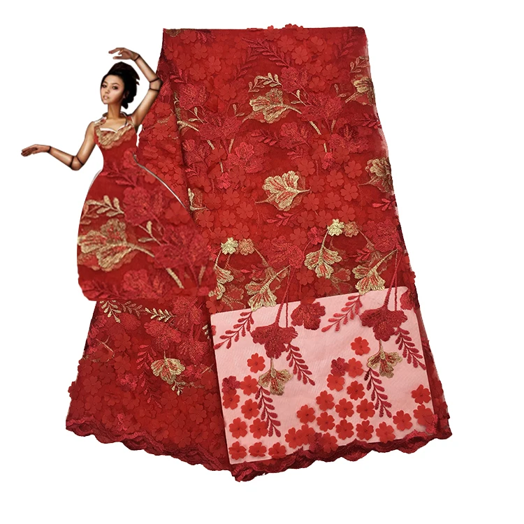 2018 высокое качество в нигерийском стиле французский Африки кружевной ткани для