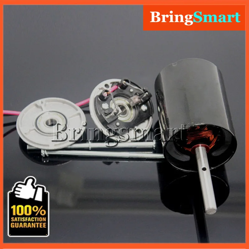BringSmart BS3420 12V высокоскоростной мотор постоянного тока 3000 об/мин/6000 об/мин 24 вольт постоянного тока электродвигатель 40,5 мм вал Зефир ватные конфеты мотор