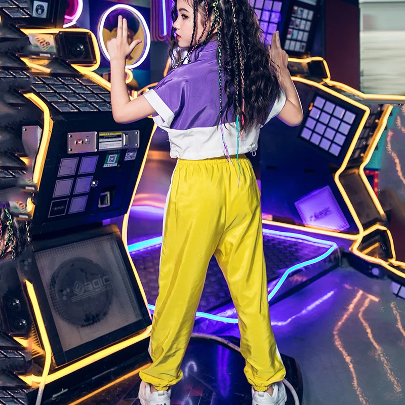 Модная детская одежда для выступлений и костюмы джазовых танцев девочек Одежда в