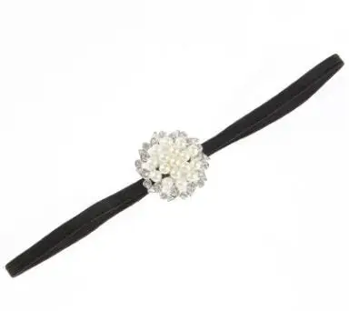 10 шт., новинка 2017, повязки на голову с кристаллами для новорожденных, повязки на голову, повязки на голову для девочек, тонкие эластичные повязки для волос, реквизит для фотографирования