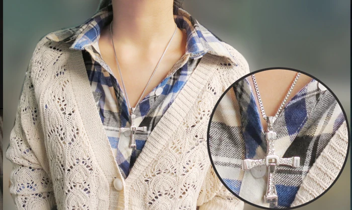 Ожерелье с подвеской в виде креста молодоника из титана|jewellery company|necklace costume