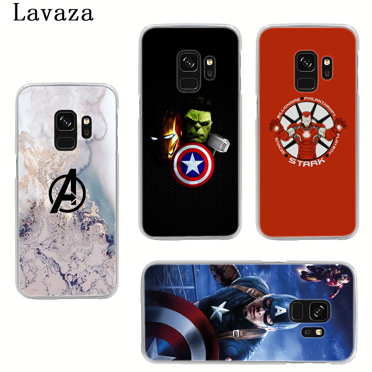 Твердый Чехол для Samsung Galaxy S7 S6 Edge S8 S9 + S10 Plus S10E с логотипом бренда Lavaza Marvel Avengers Endgame |