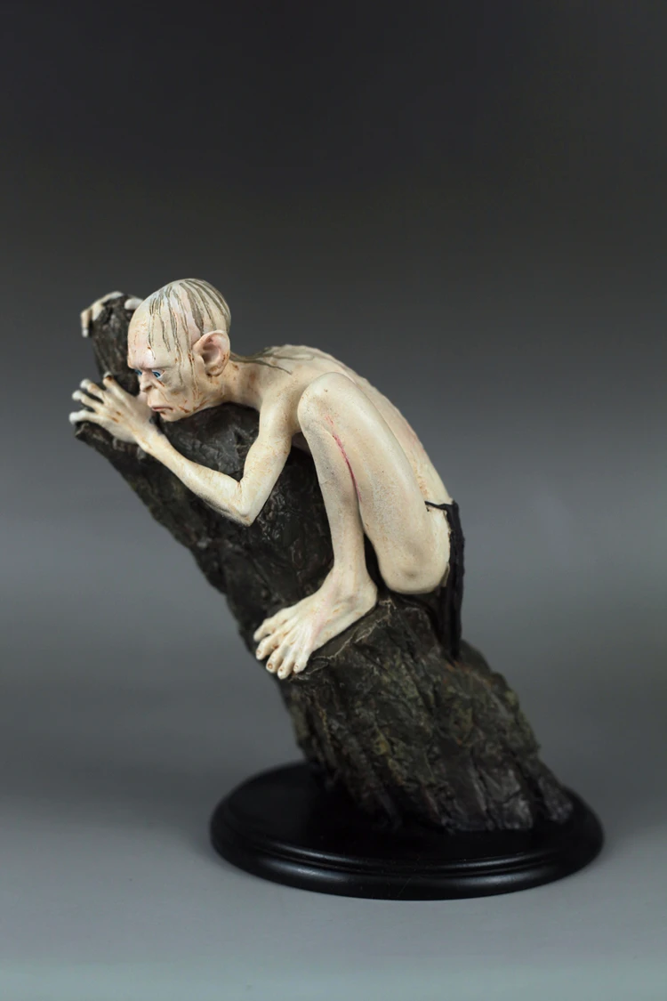 Медные Имитационные статуи Gollum вокруг короля кольца волшебного | Дом и сад