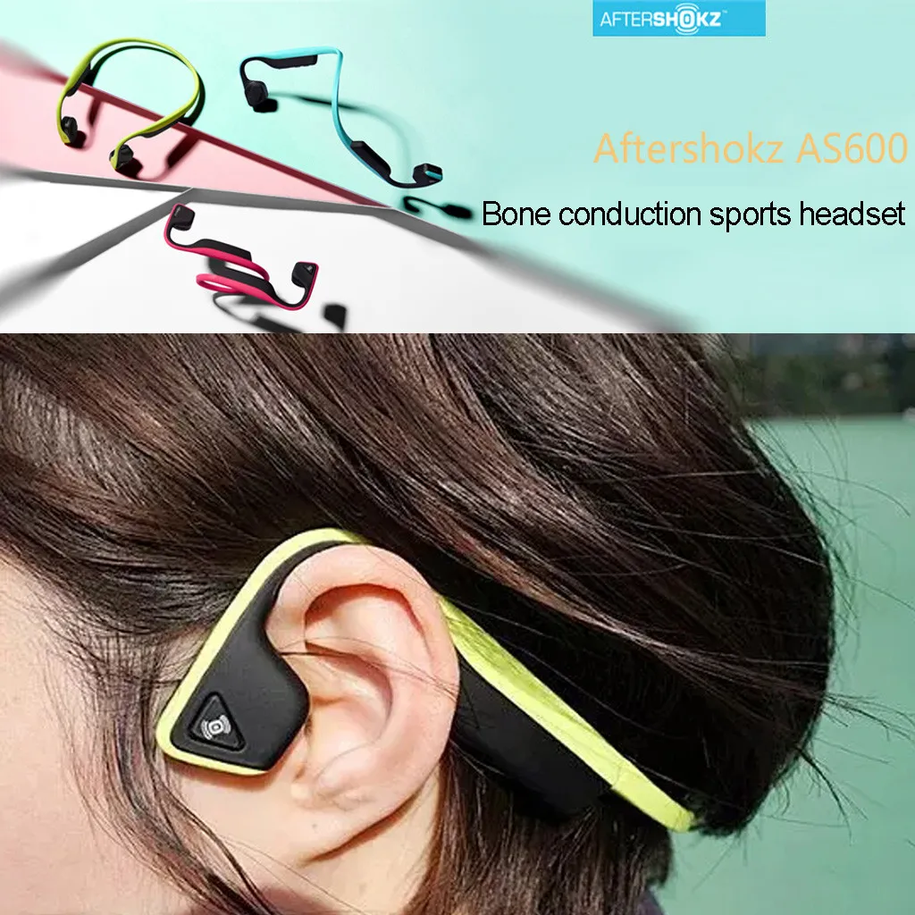 Aftershokz AS600 Trekz titanium Air открытые беспроводные наушники костной проводимости для Носимых устройств дропшиппинг