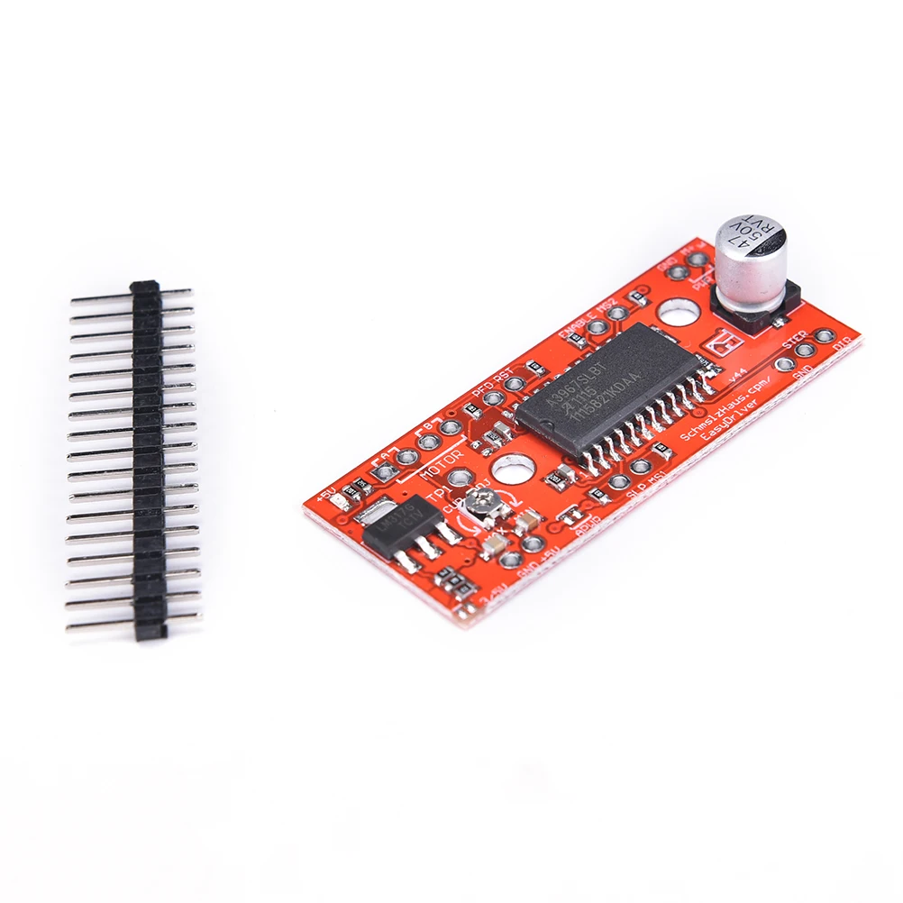 Модуль драйвера шагового двигателя EasyDriver Shield A3967 V44 для 3D принтера Arduino 1 шт.|Детали