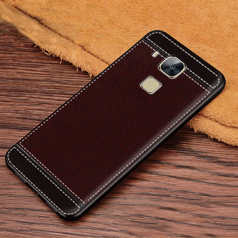 Мягкий силиконовый чехол из ТПУ с кожаной текстурой для Huawei GX8 G8 G 8 Rio L01 L02 L03 AL00