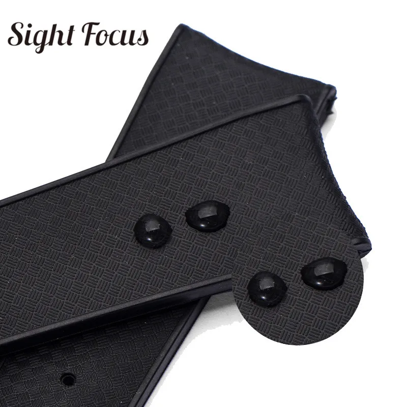 22mm Mens Replacement Watch Straps for IWC Aquatimer Series IW376805 IW323101 Watch Bands Rubber Silicone Seven Day Bracelets