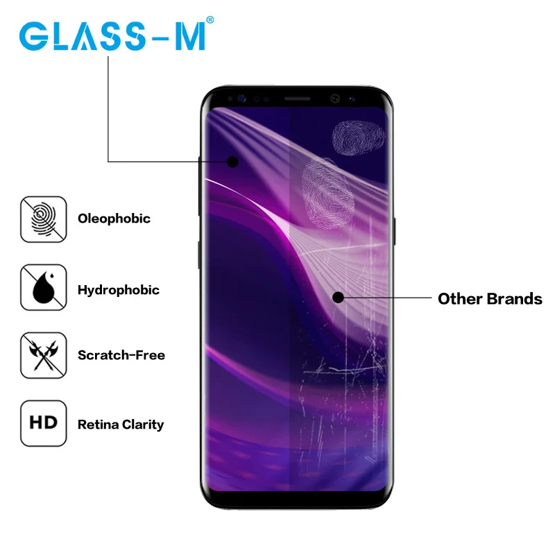 Стекло M 9H 3D полное покрытие из закаленного стекла для samsung Galaxy S9 G960 G960f Защитная