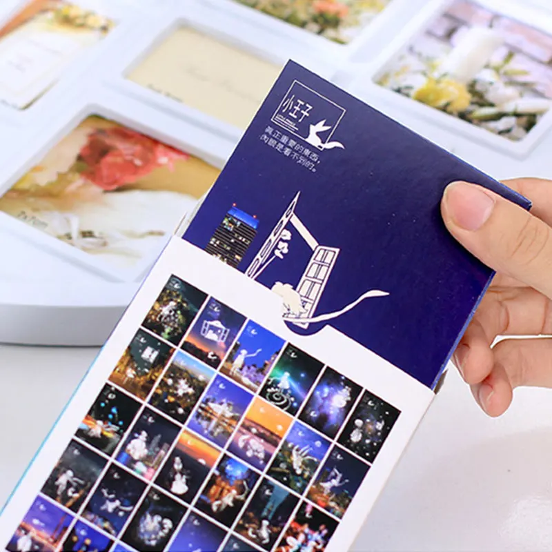 30 шт./лот открытка Маленького принца светящаяся мультяшная Рождественская на