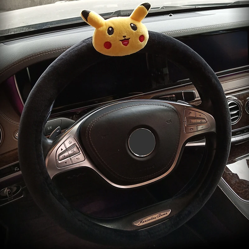 Универсальные милые чехлы на руль с мультипликационным принтом Ciliken мягкие