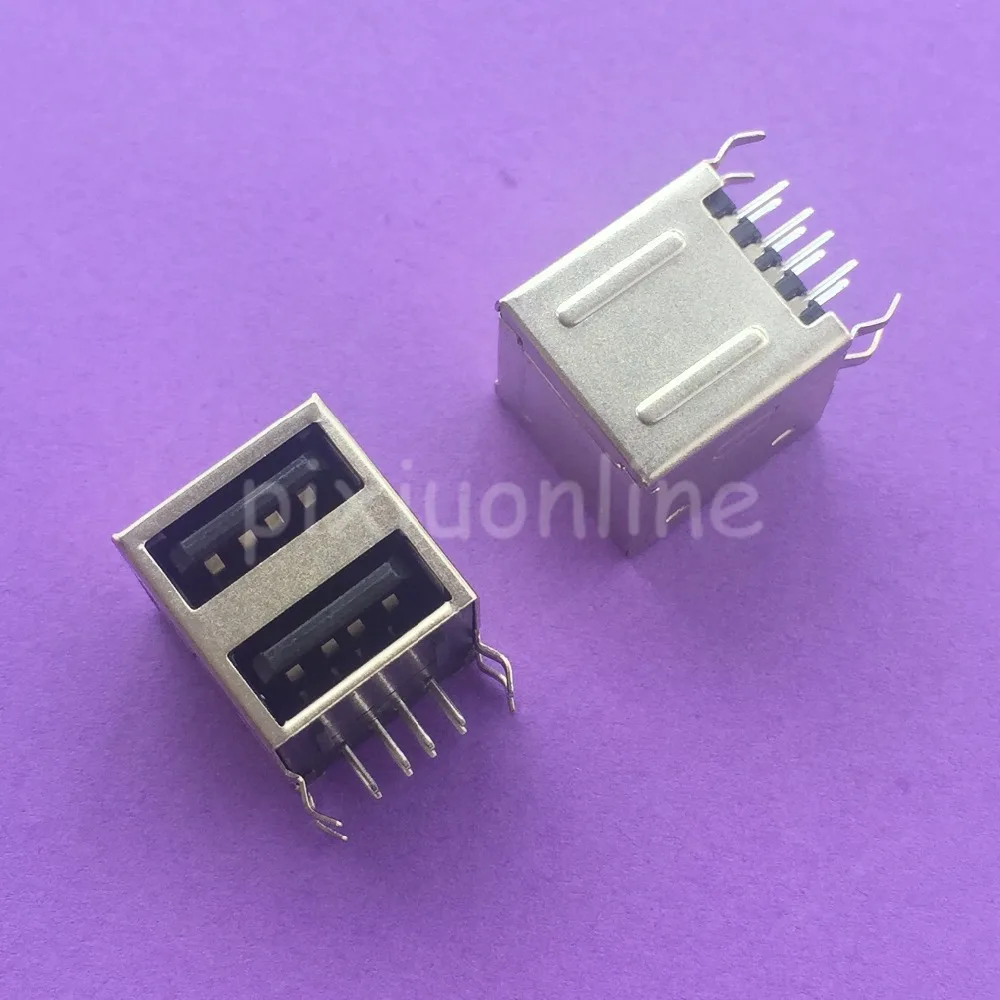 Фото Гнездовой разъем типа А USB G43Y, 2-1 комплект для подключения данных и зарядки, 2 шт. №2