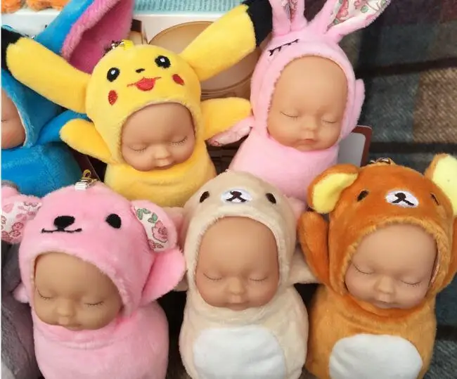 Плюшевые игрушки 10 см мягкие Имитационные куклы милая плюшевая кукла для сна