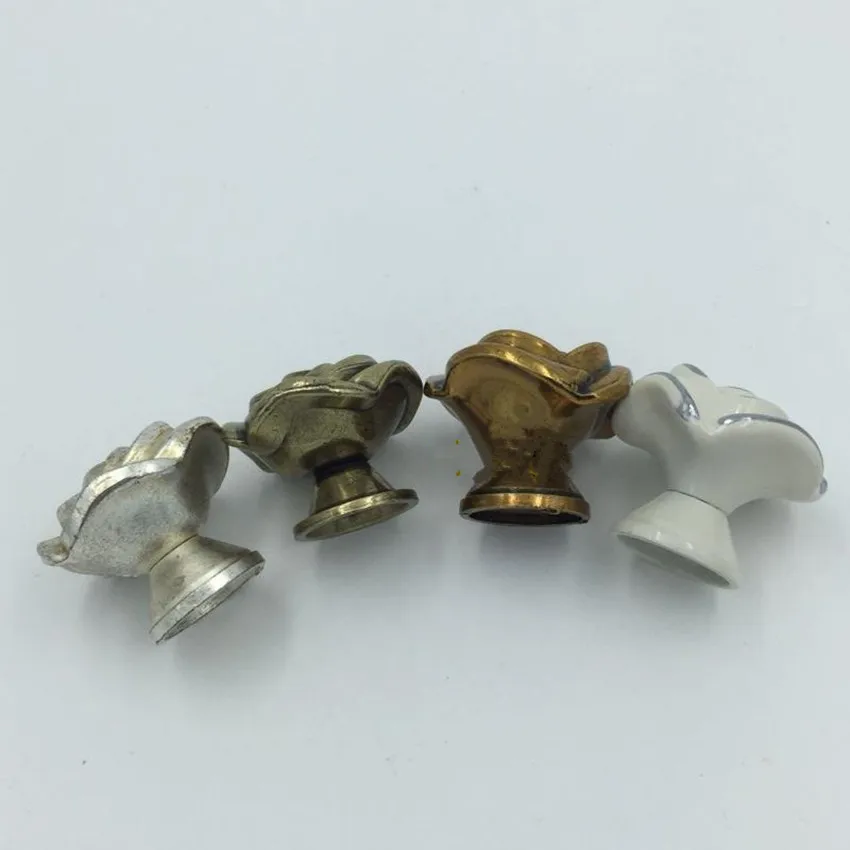 Ручки для мебели в ретро стиле креативные ручки виде розы античное серебро ящика