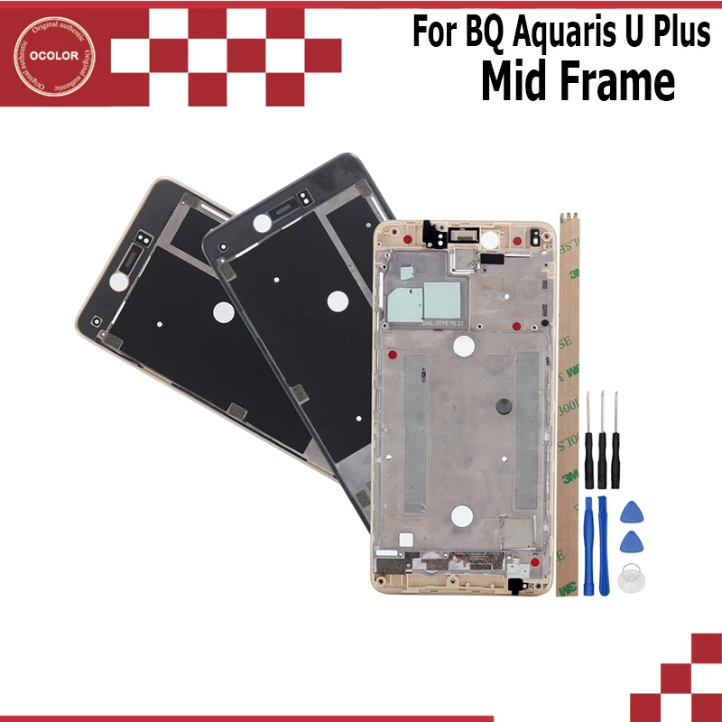 Ocolor для BQ Aquaris U Plus Передняя средняя пластина поддерживающая рамка ЖК-дисплея
