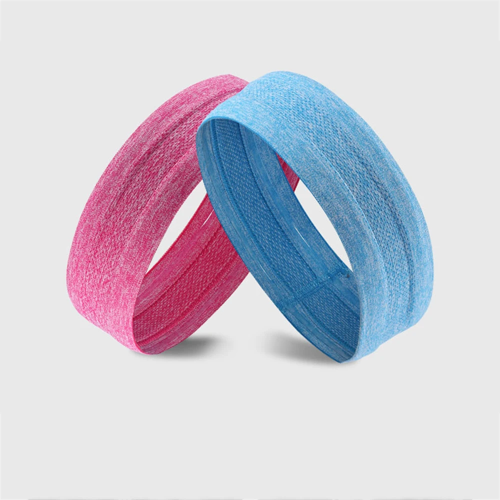 Спортивная эластичная повязка на голову впитывающая ткань 2 шт. брендовая