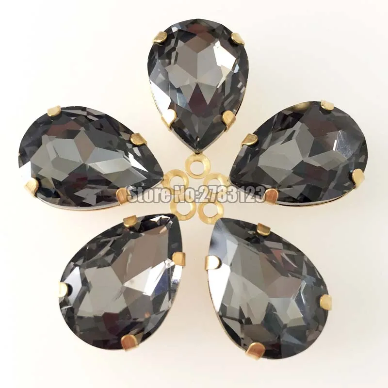 Бесплатная доставка золотой низ серый превосходное качество AAA + стеклянный