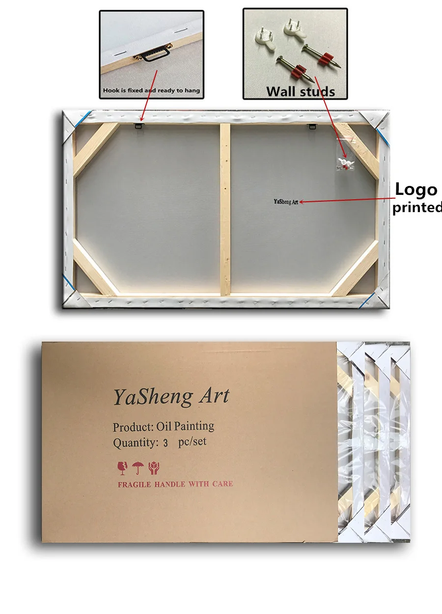 3 шт. холст настенные художественные картины маслом на холсте текстура 3D цветы