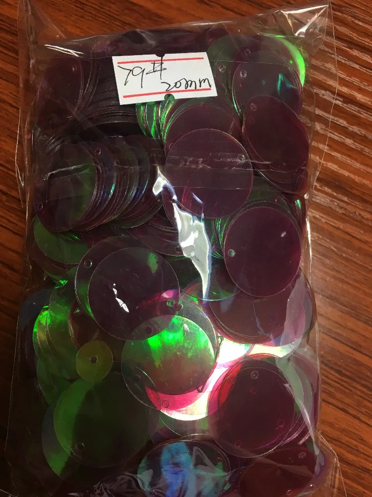 Темно-красный цвет круглые пайетки с отверстиями работы судов Ремесло Материал