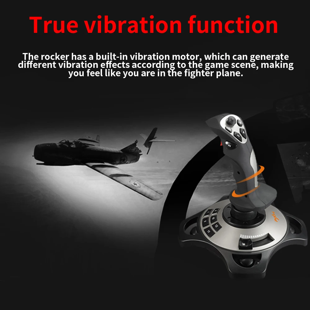 PXN Thunder Pro компьютерный симулятор джойстик для полетов microsoft civil aircraft simulator джойстик