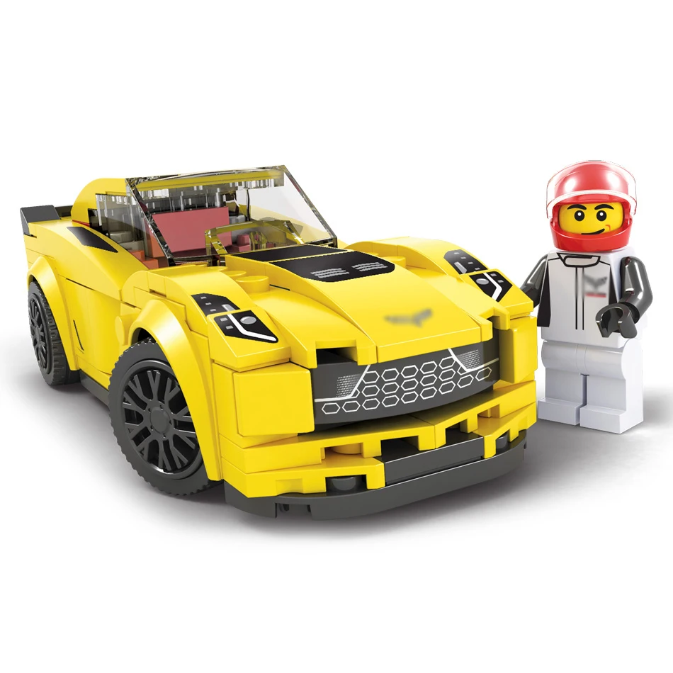 8 стилей Roadster гоночная модель автомобиля строительные блоки Совместимые Legos Technic