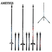 1set archery recurve bow carbon stabilizers system damping rod shock silence outdoor practicing shooting hunting bow accessories