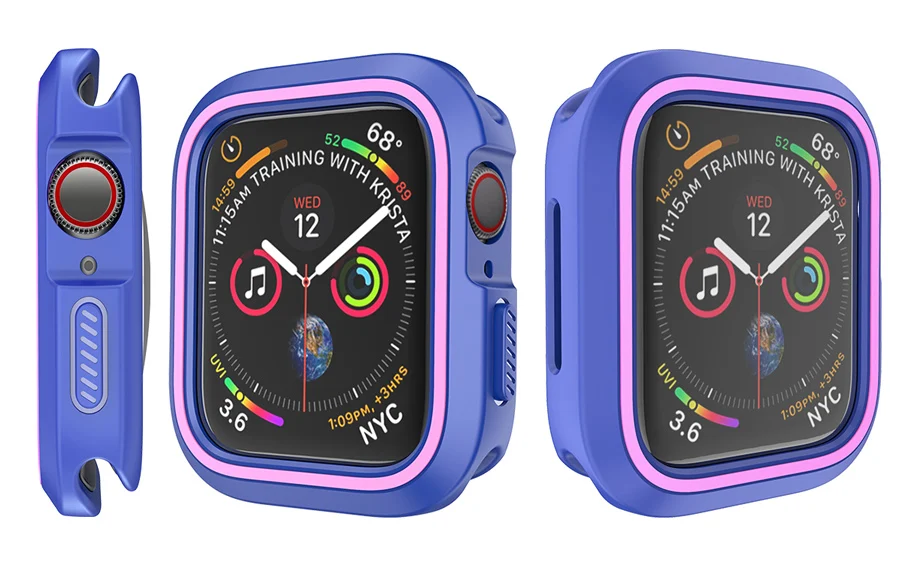 Ithuriel для Apple Watch 4 3 чехол Универсальный защитный чехол s для iwatch серии 4 серии 3 Чехол Мягкий тонкий 44 мм 40 мм 42 мм 38 мм