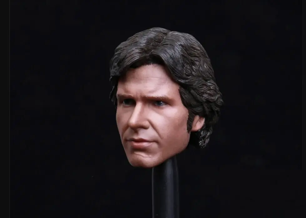 1/6 масштаб на заказ Han Solo Харрисон Форд голова лепить для горячих игрушек Phicen в