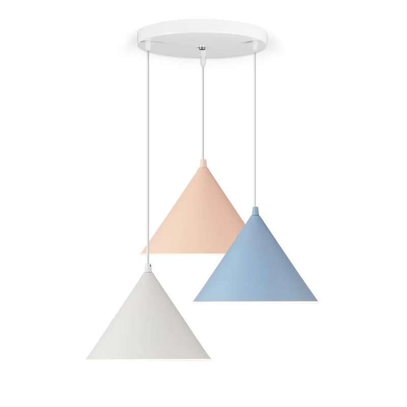 

Fashion Indoor lighting pendant lights Wood and aluminum lamp restaurant bar coffee dining room LED hanging light fixture