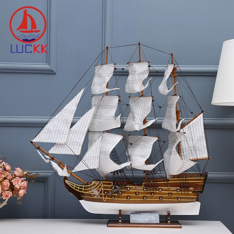 LUCKK 75 см HMS VICTORY 1765 деревянные модели кораблей парусная лодка строительные