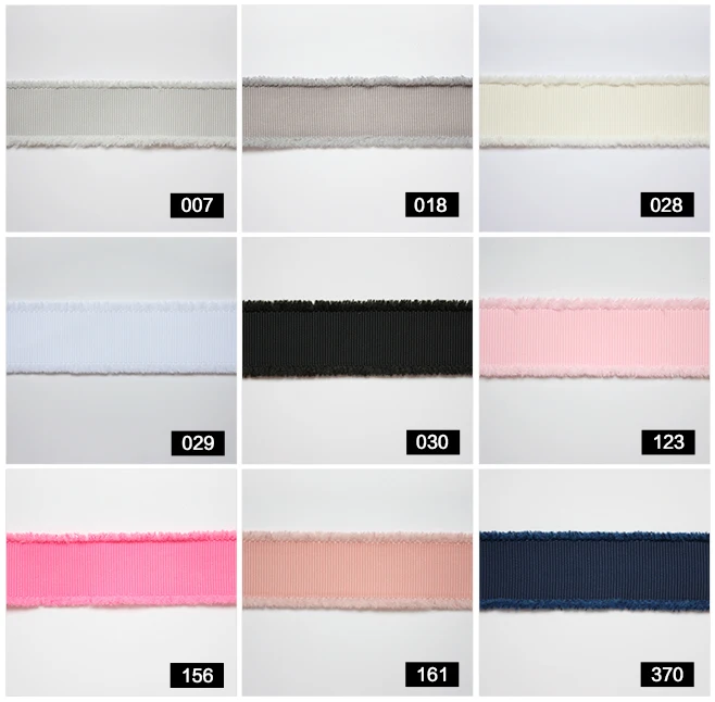 Яма Grosgrain лента с бахромой 16 мм 25 мм 38 мм 50 ярдов в рулоне для свадебного ремесла Diy подарок украшение цветок