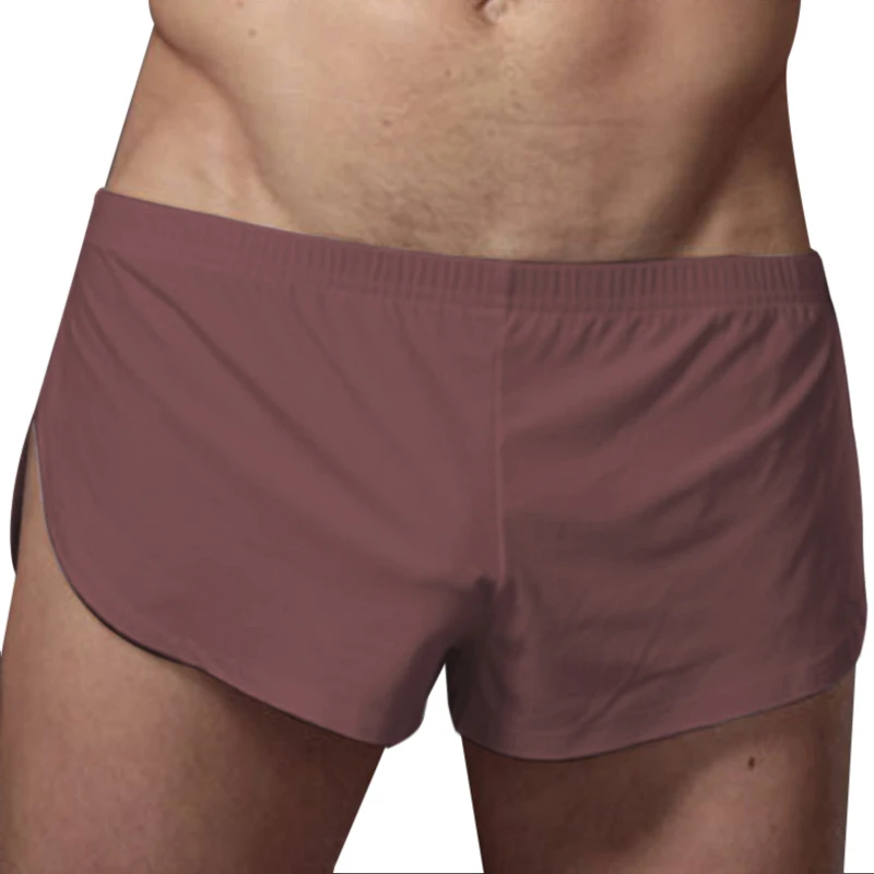Мужские брендовые шорты-боксеры нижнее белье из модала мягкие свободные